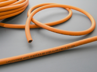 Click to enlarge - Long length propane hose for gas heaters and other LPG applications.